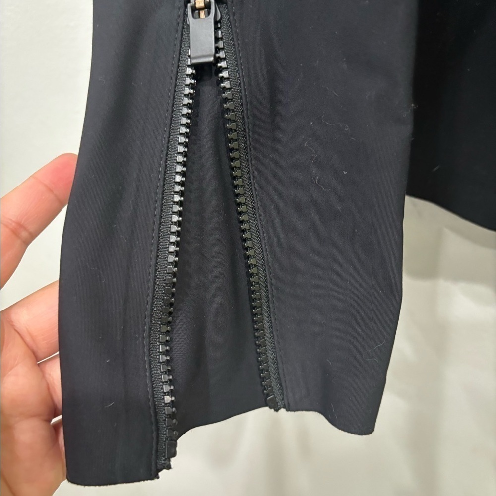 Athleta Stellar Double Front Zip Blazer Jacket Women’s Size Small - Picture 7 of 10
